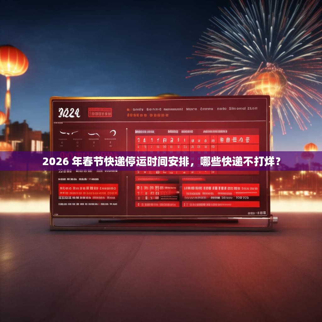 2026 年春节快递停运时间安排，哪些快递不打烊？