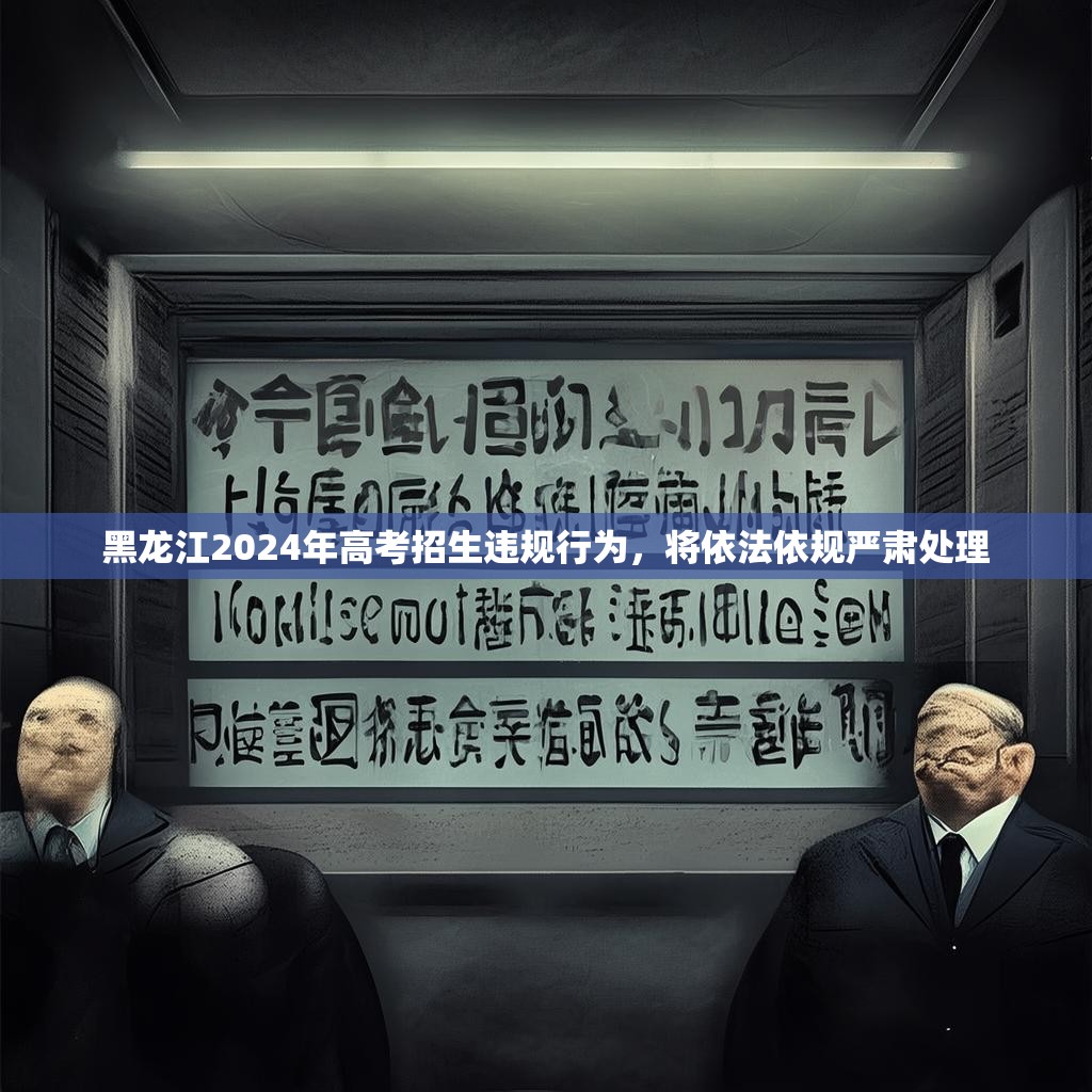 黑龙江2024年高考招生违规行为，将依法依规严肃处理
