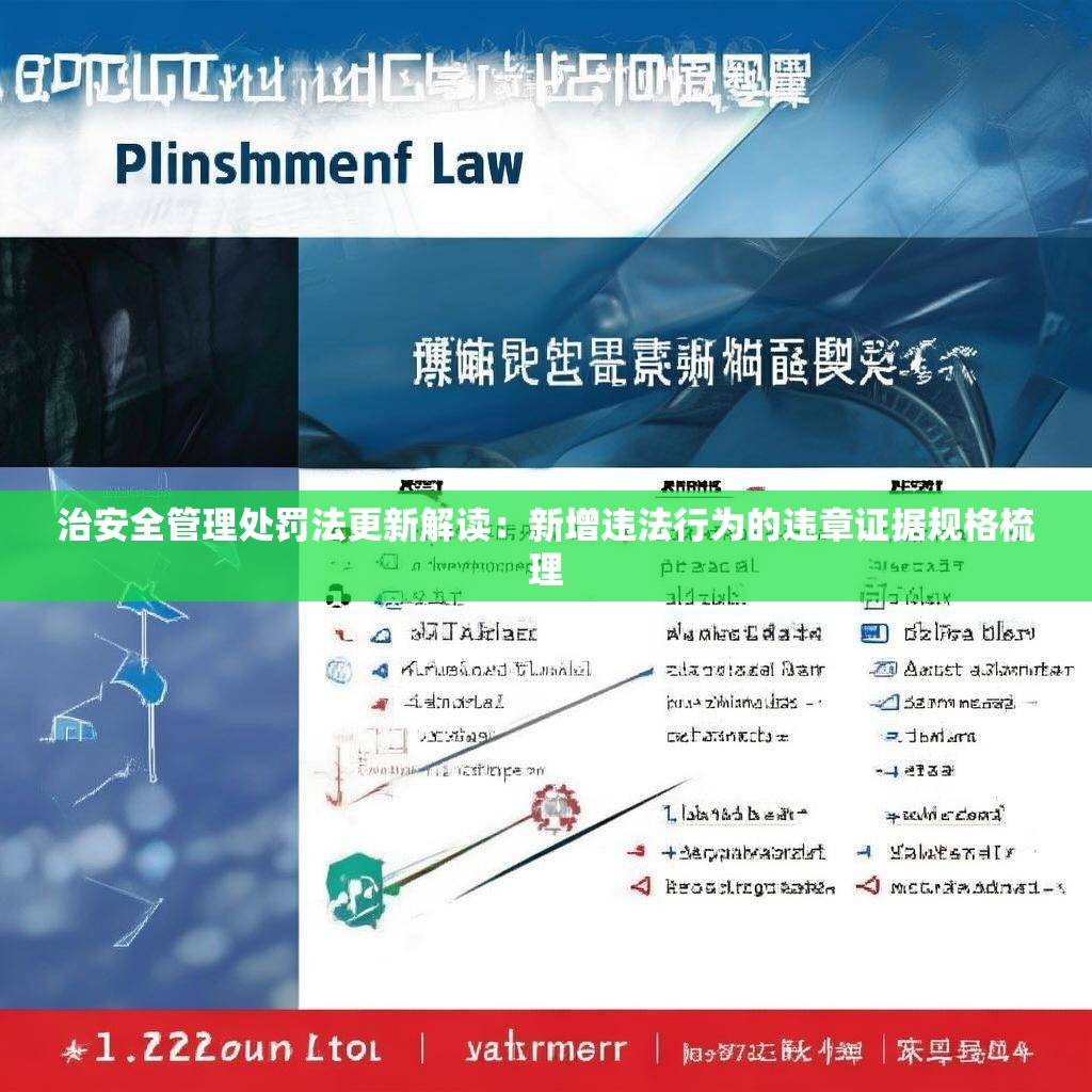 治安全管理处罚法更新解读：新增违法行为的违章证据规格梳理