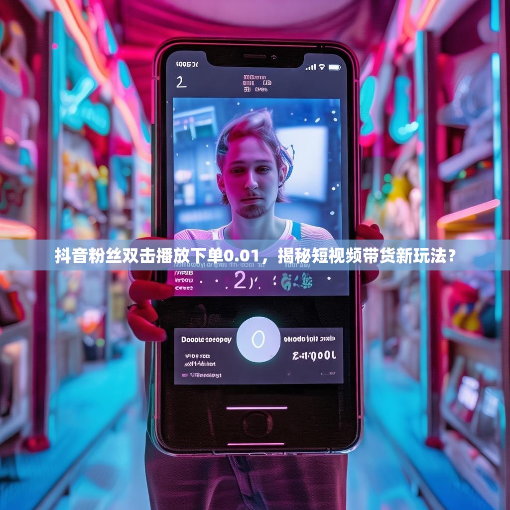 抖音粉丝双击播放下单0.01,揭秘短视频带货新玩法?
