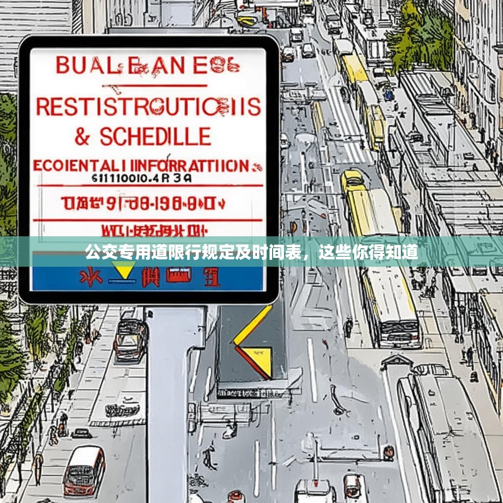 公交专用道限行规定及时间表，这些你得知道