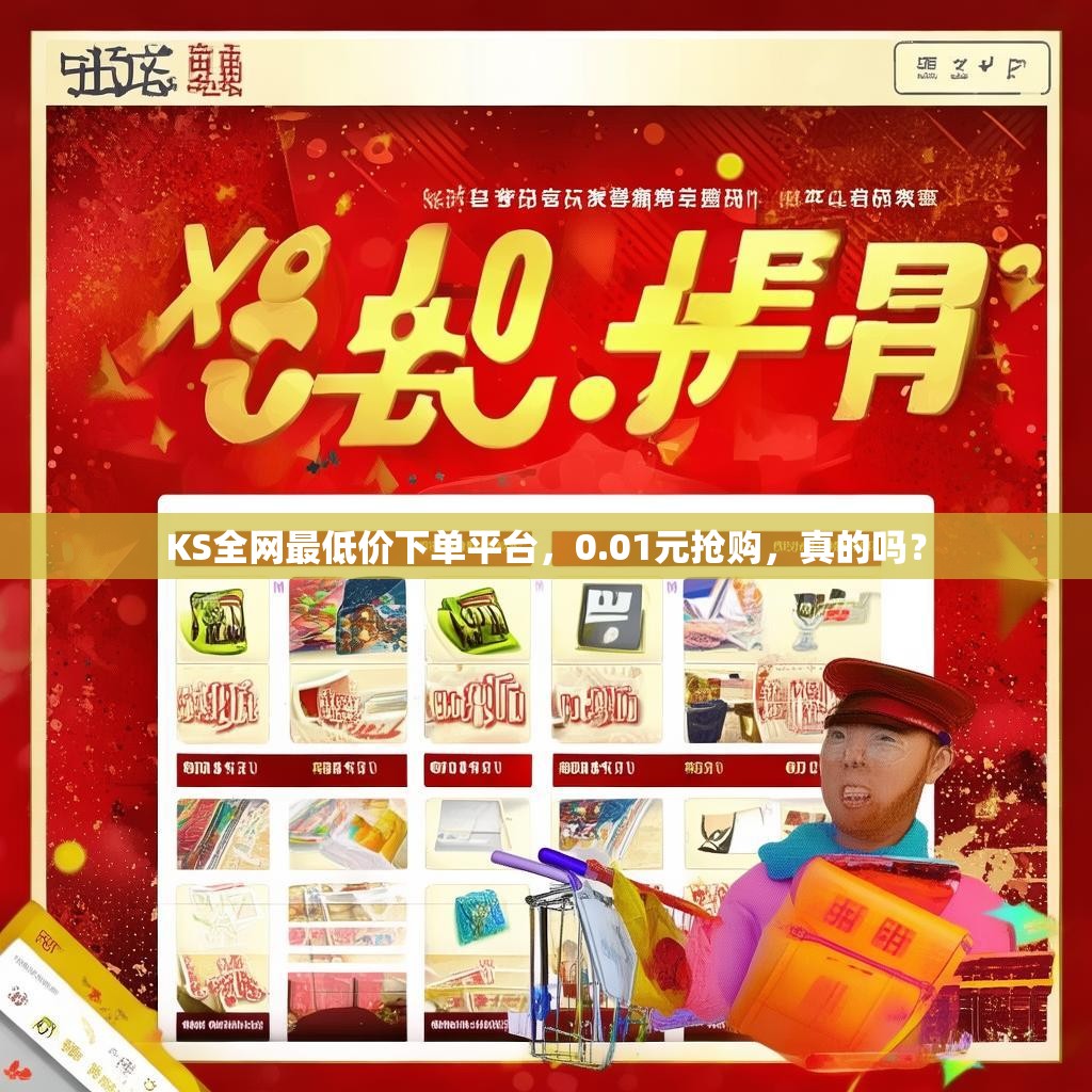 KS全网最低价下单平台,0.01元抢购,真的吗?