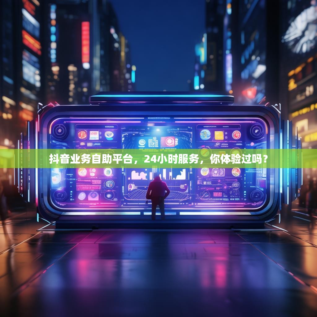 抖音业务自助平台，24小时服务，你体验过吗？