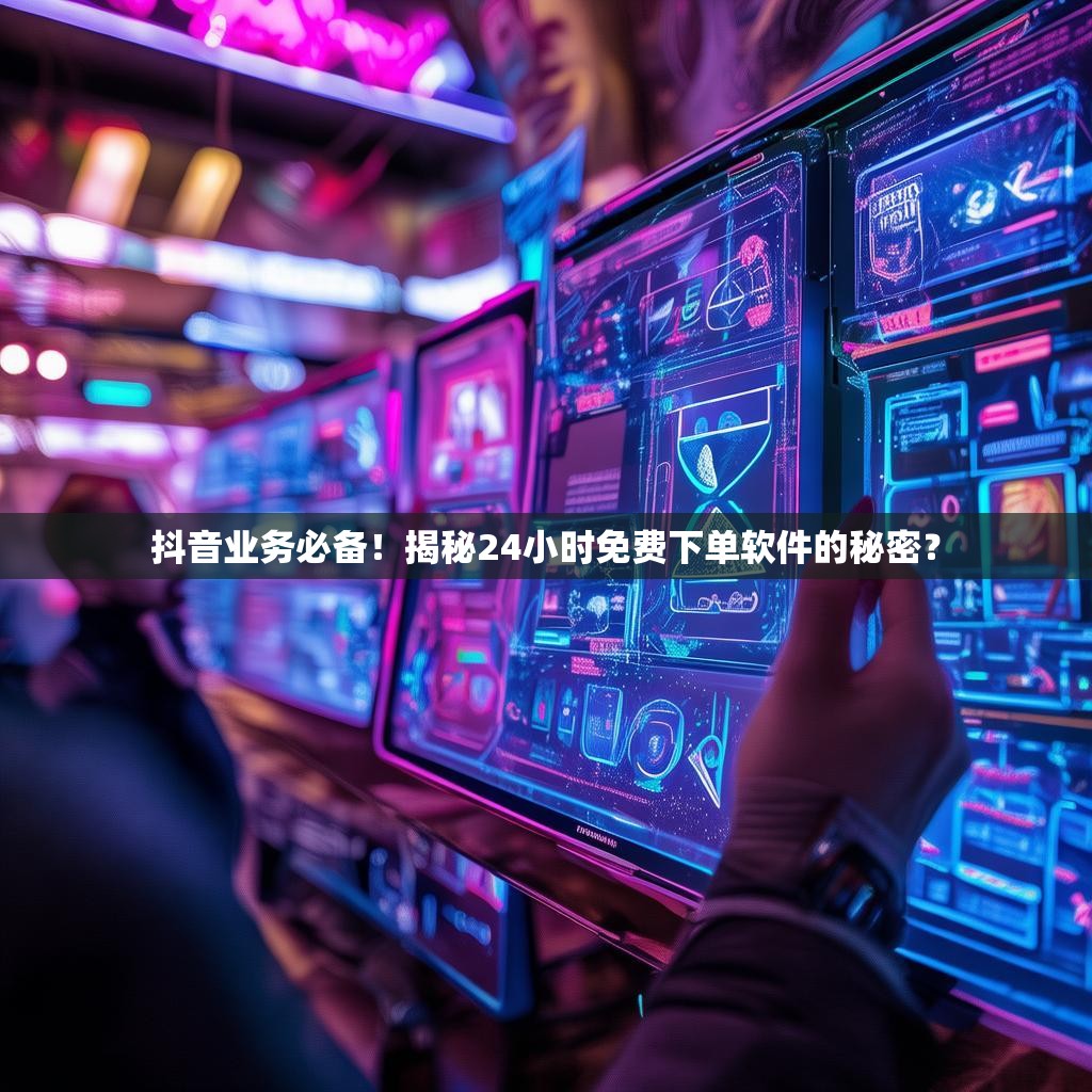 抖音业务必备!揭秘24小时免费下单软件的秘密?