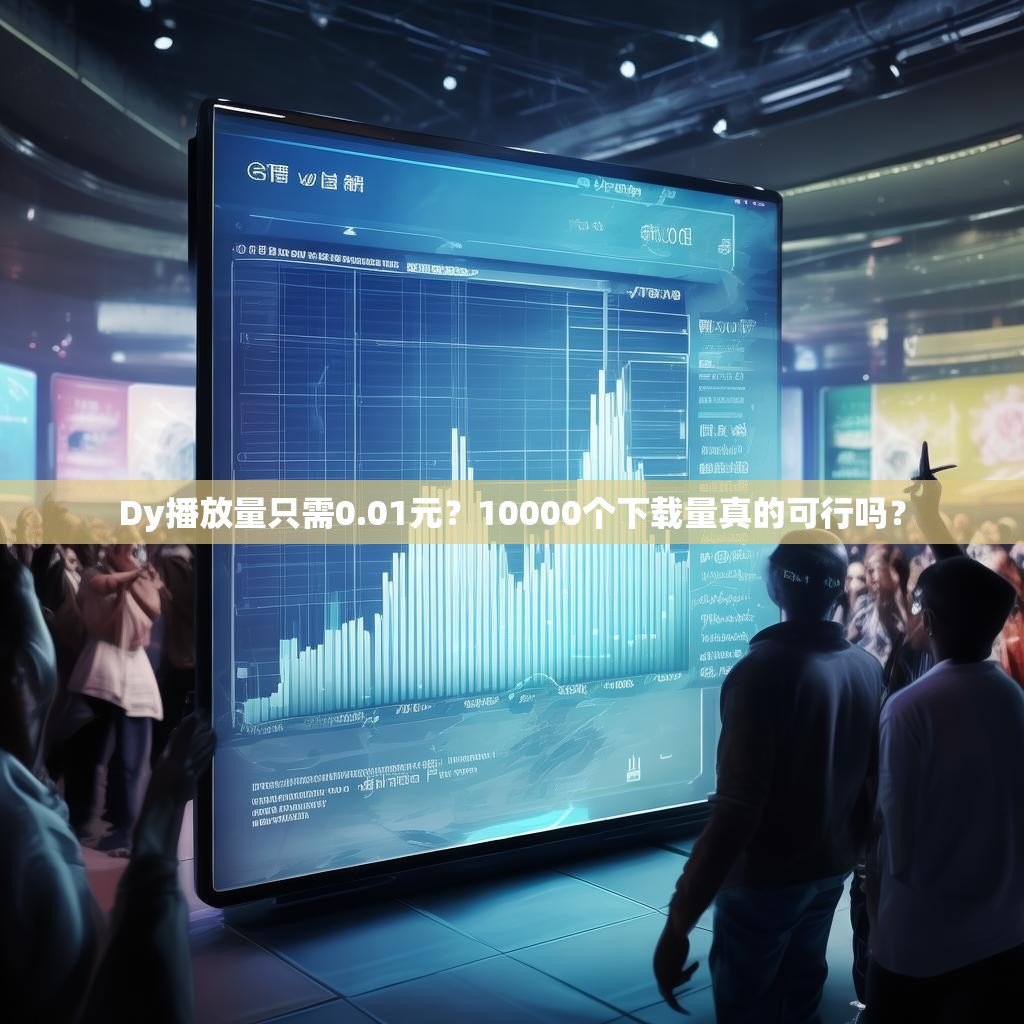 Dy播放量只需0.01元？10000个下载量真的可行吗？