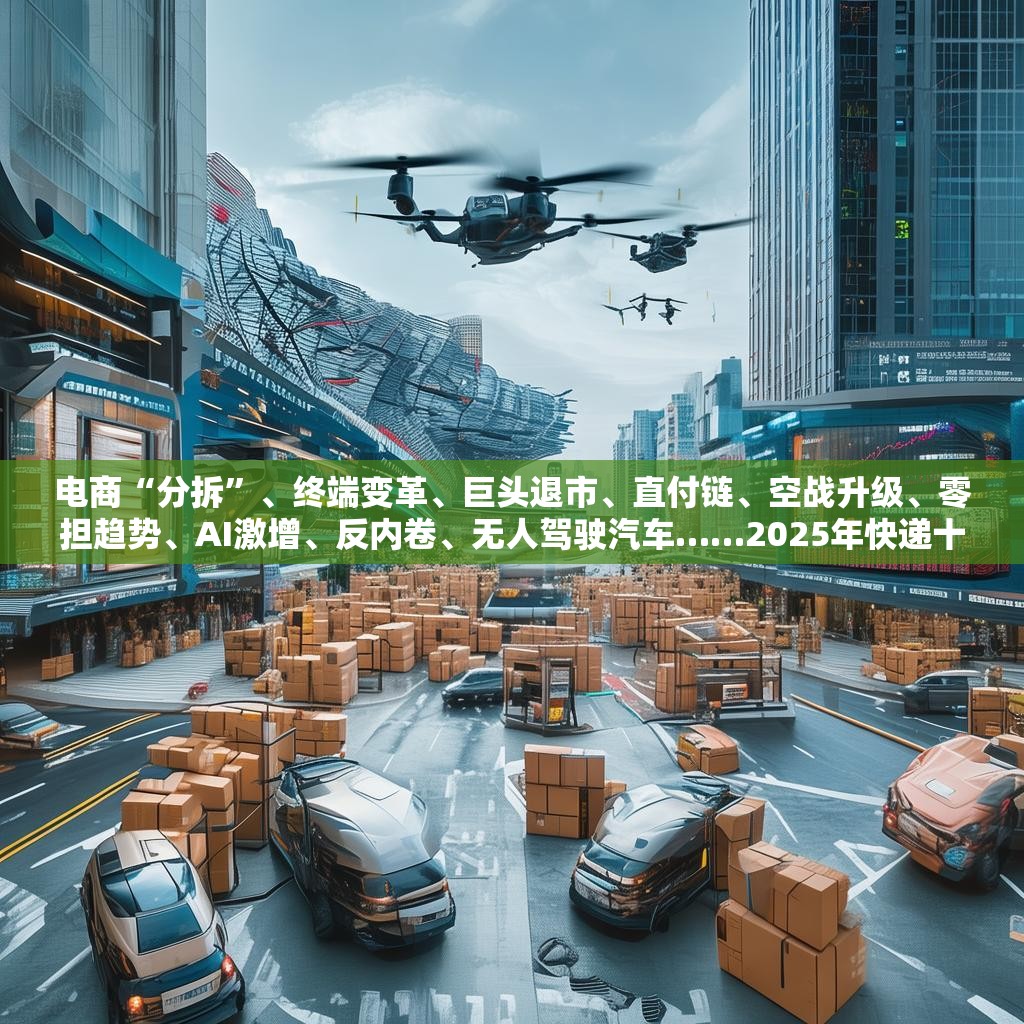电商“分拆”、终端变革、巨头退市、直付链、空战升级、零担趋势、AI激增、反内卷、无人驾驶汽车……2025年快递十大关键信息