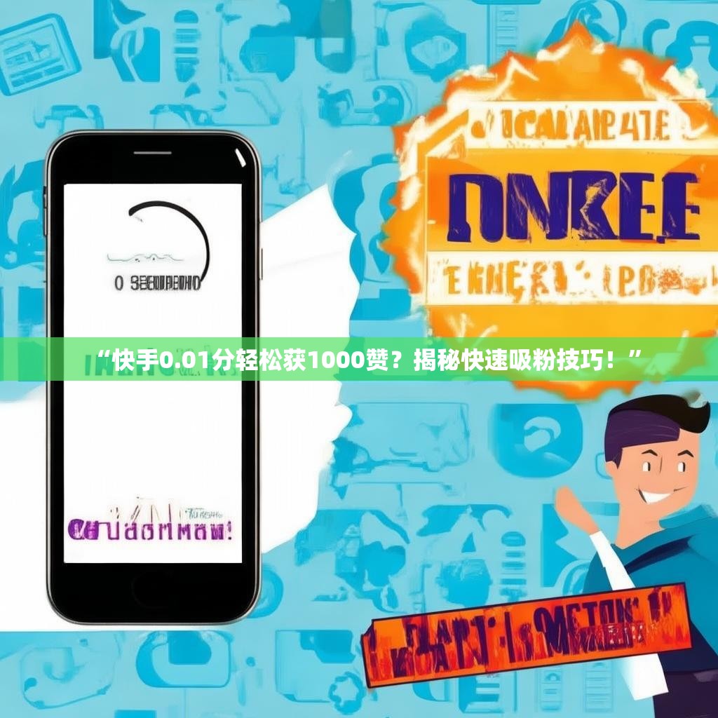 “快手0.01分轻松获1000赞？揭秘快速吸粉技巧！”