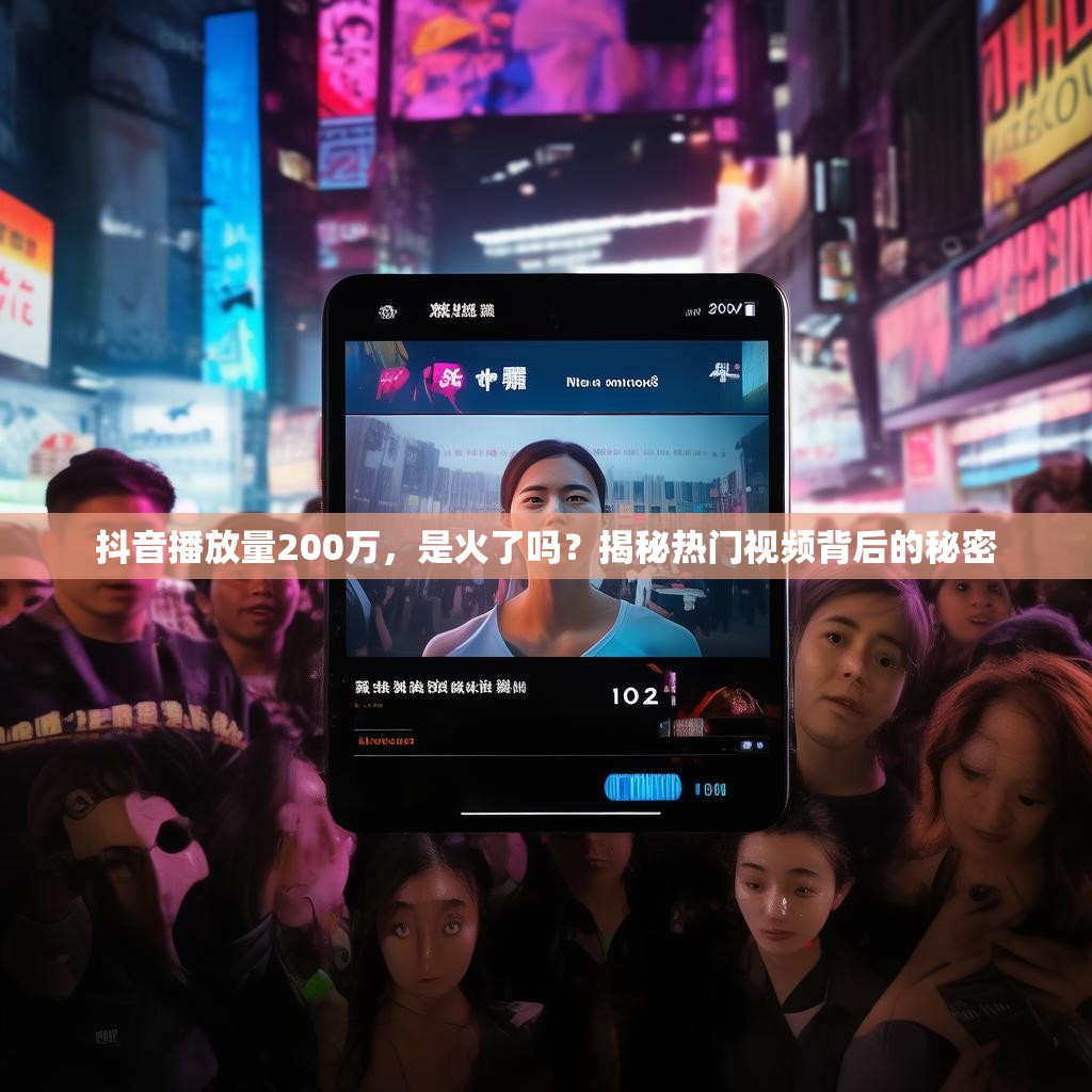 抖音播放量200万,是火了吗?揭秘热门视频背后的秘密