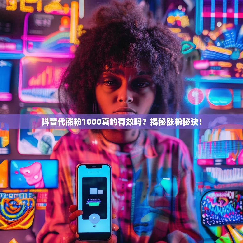 抖音代涨粉1000真的有效吗?揭秘涨粉秘诀!