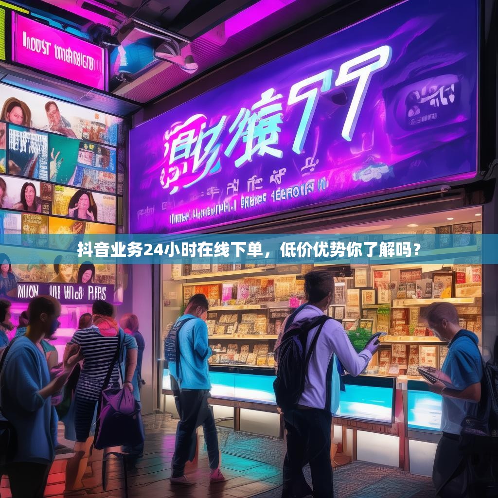 抖音业务24小时在线下单，低价优势你了解吗？
