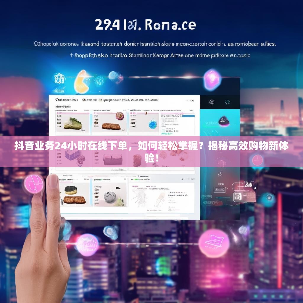 抖音业务24小时在线下单，如何轻松掌握？揭秘高效购物新体验！