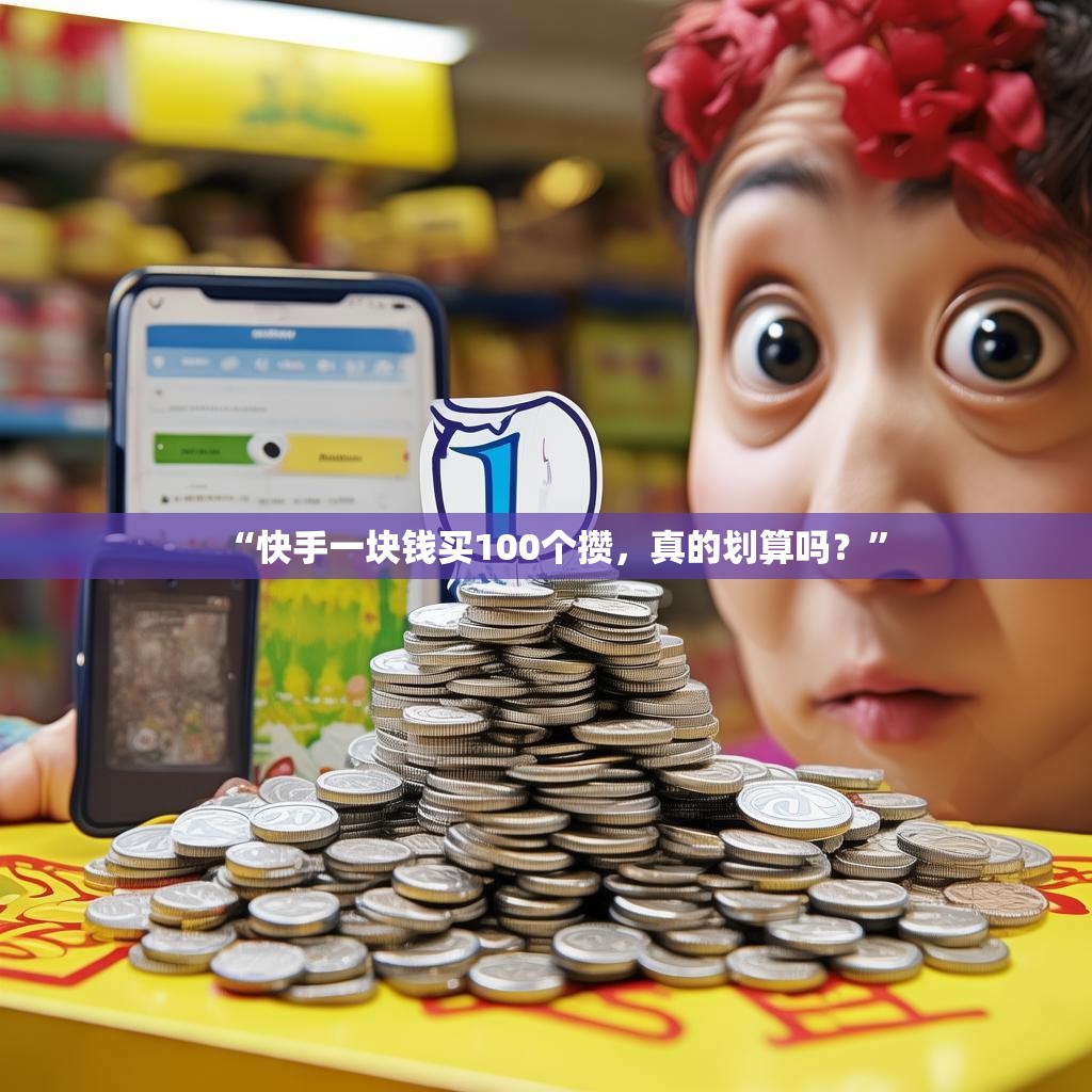 “快手一块钱买100个攒，真的划算吗？”