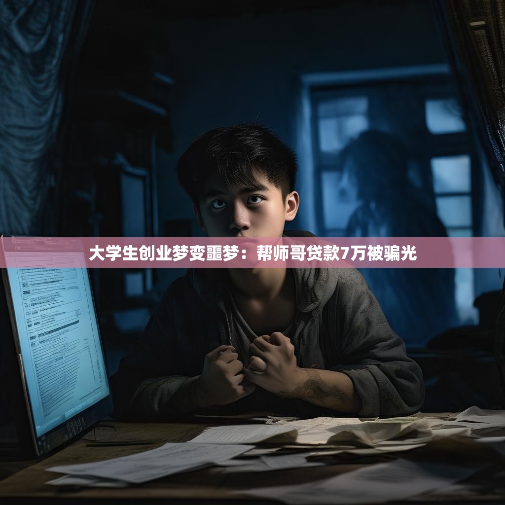 大学生创业梦变噩梦：帮师哥贷款7万被骗光