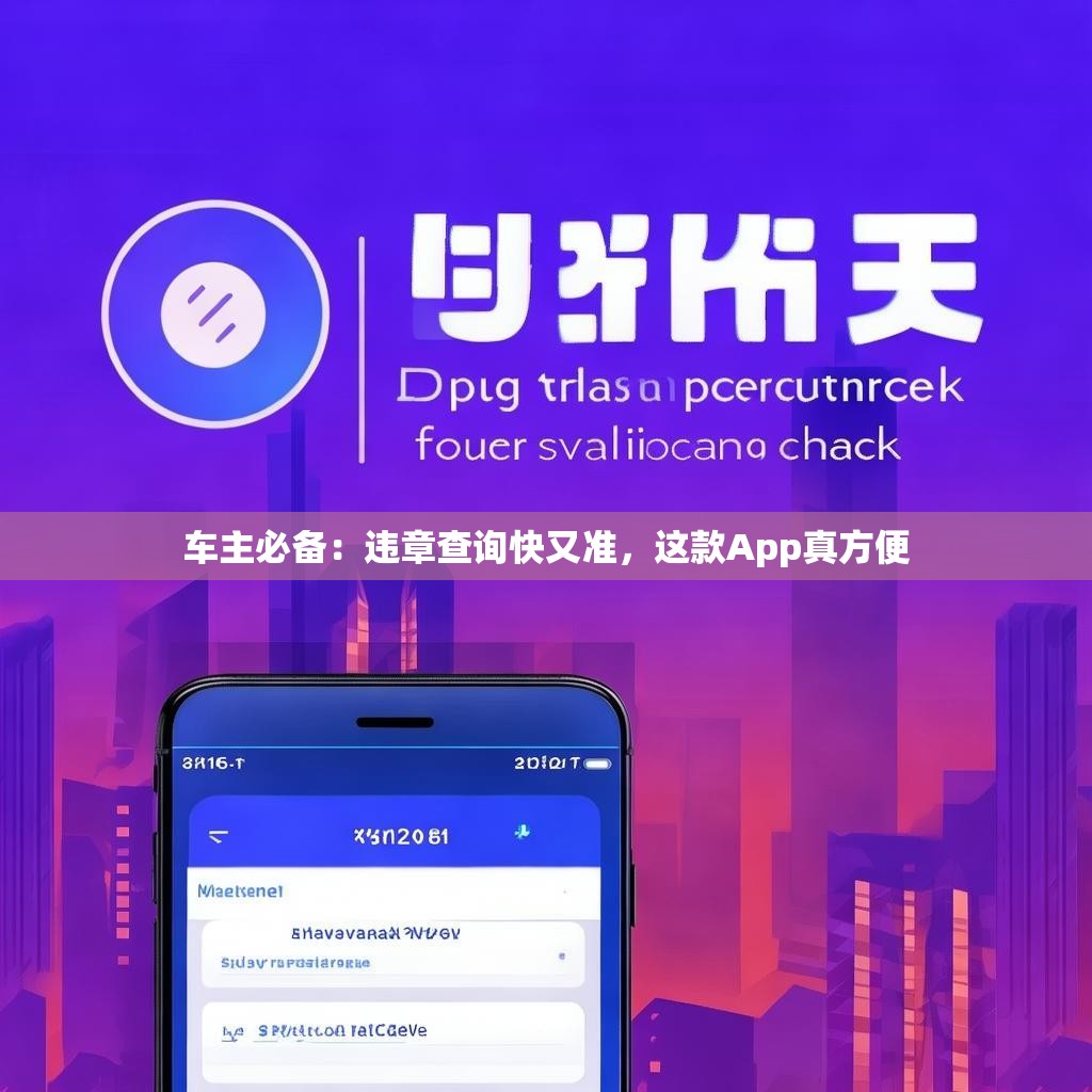 车主必备：违章查询快又准，这款App真方便
