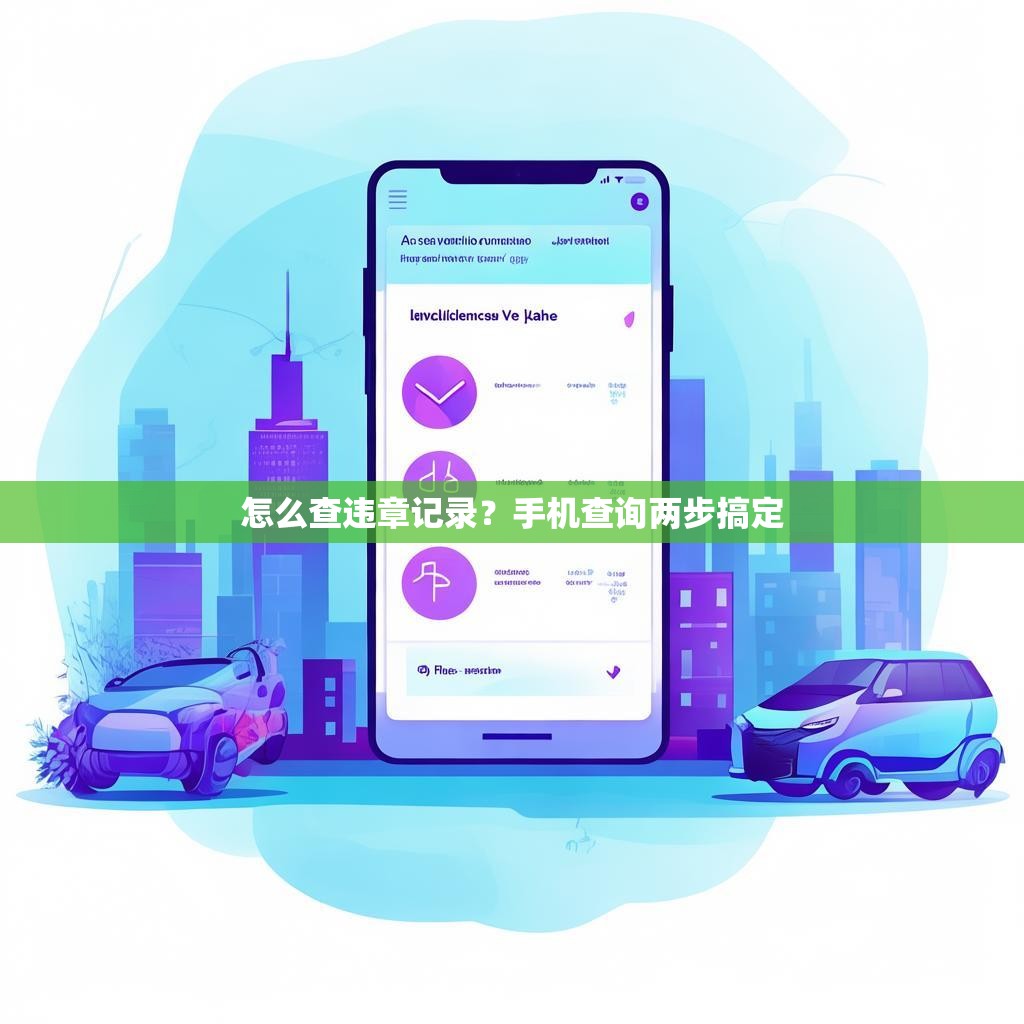 怎么查违章记录？手机查询两步搞定