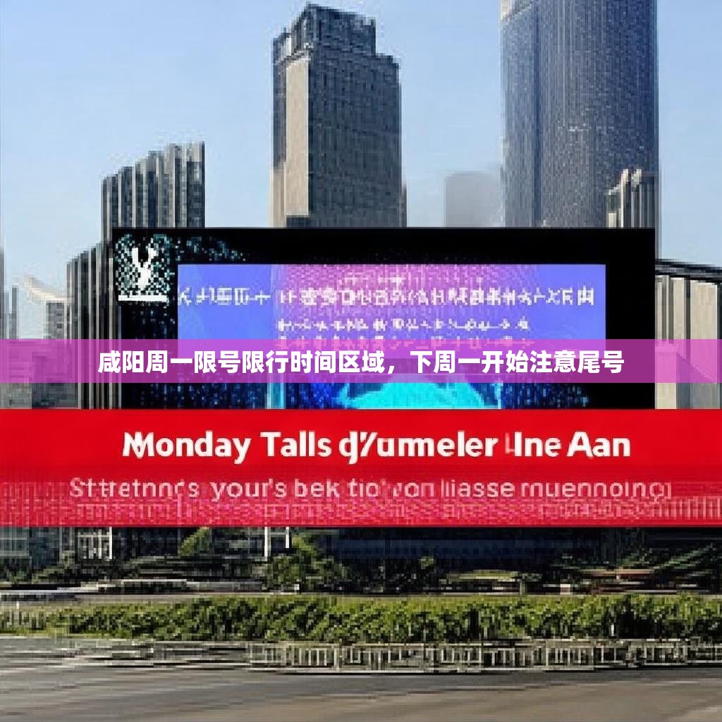 咸阳周一限号限行时间区域，下周一开始注意尾号