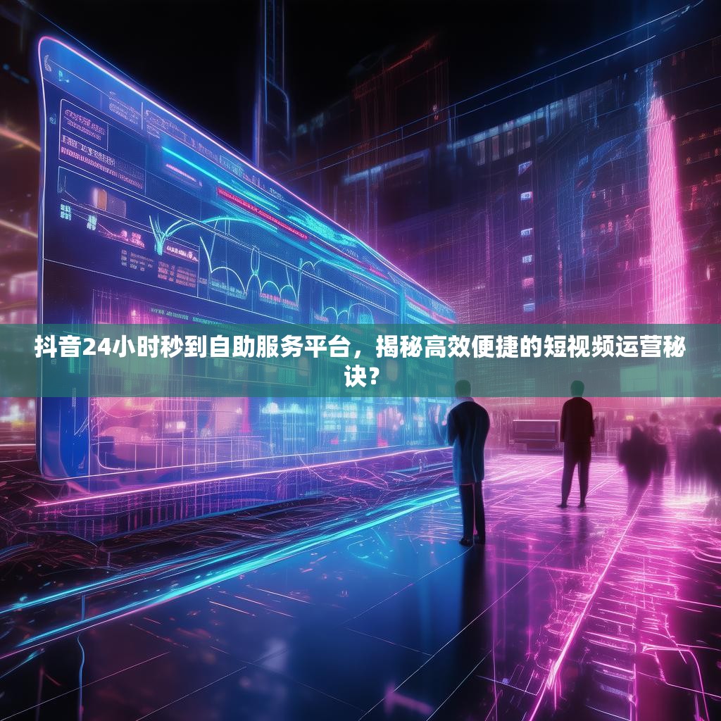 抖音24小时秒到自助服务平台,揭秘高效便捷的短视频运营秘诀?