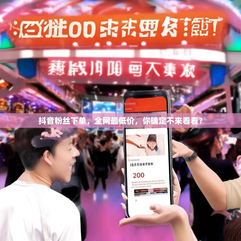 抖音粉丝下单，<strong><mark>全网最低价</mark></strong>，你确定不来看看？