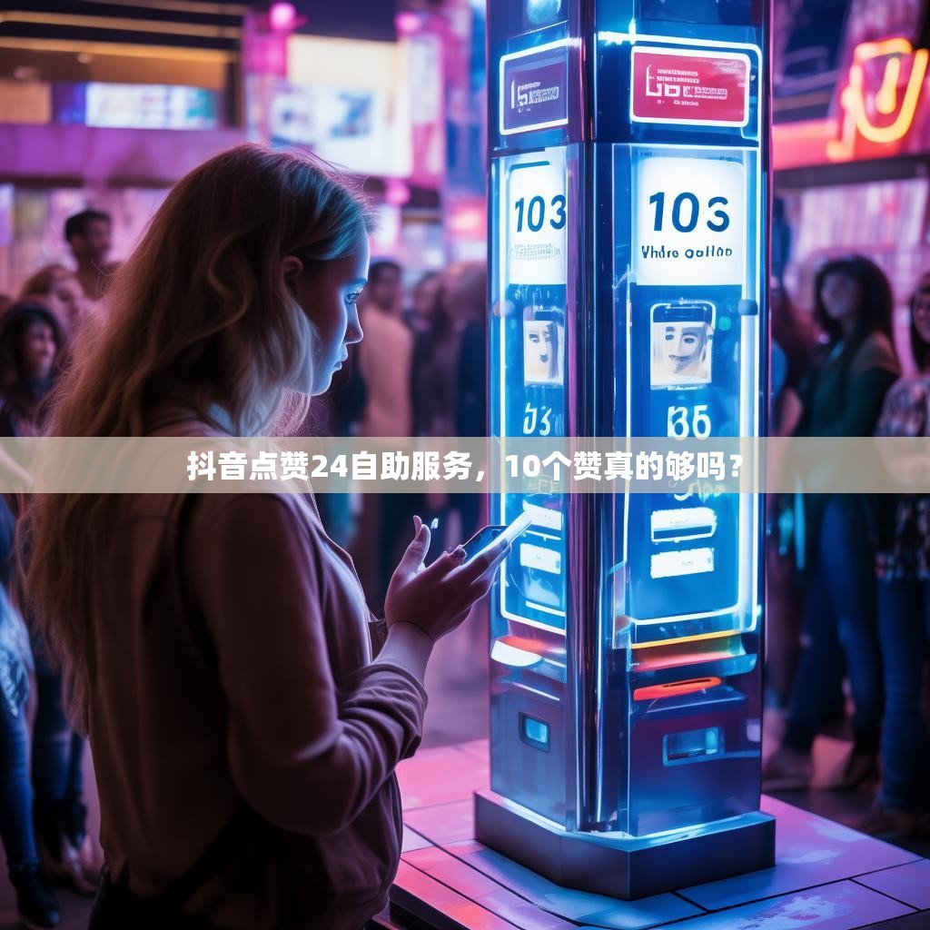 抖音点赞24自助服务，10个赞真的够吗？