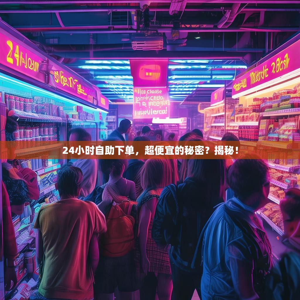 24小时自助下单，超便宜的秘密？揭秘！