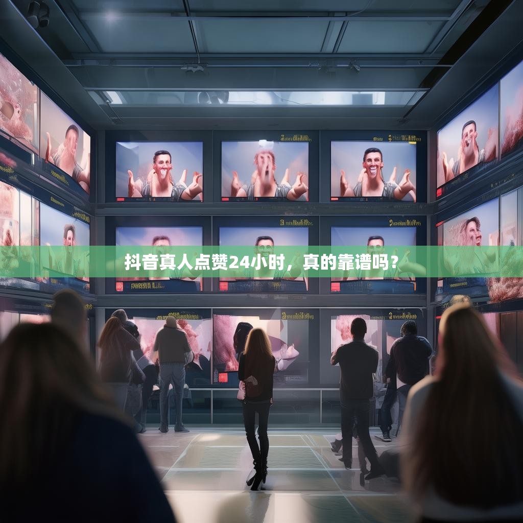 抖音真人点赞24小时,真的靠谱吗?