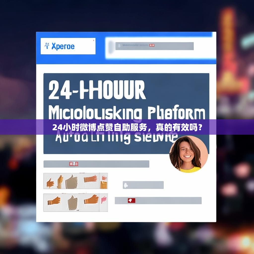 24小时微博点赞自助服务，真的有效吗？