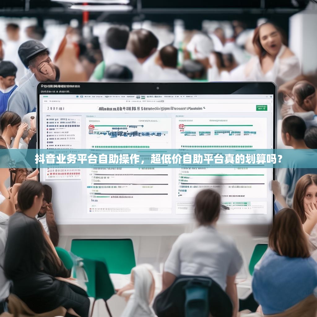 抖音业务平台自助操作，超低价自助平台真的划算吗？