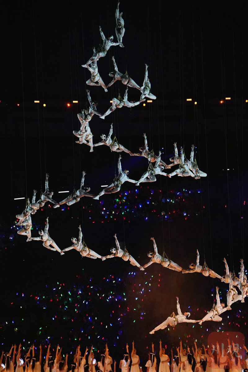 成都大运会开幕式亮点多!多彩青春梦想之路精彩呈现